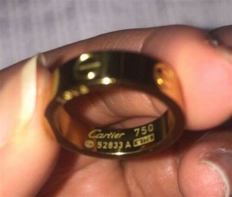 cartier 750 ring 52833a real or fake|cartier 750 ring 52833a worth.